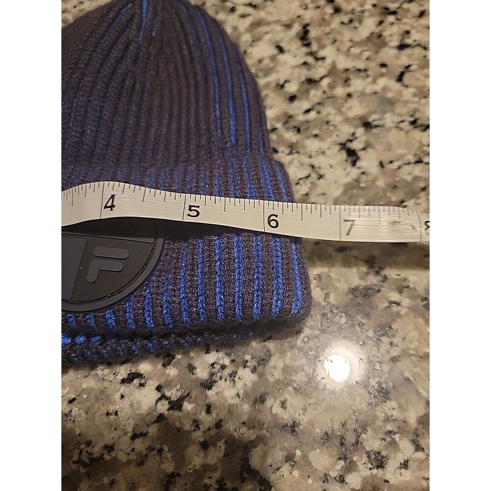 FILA‎ Boys Blue/Black Beanie One Size Fits Most - Picture 5 of 6
